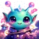 Colorful abstract animal mascot avatar with geometric shapes and patterns, conveying a friendly and trustworthy vibe.